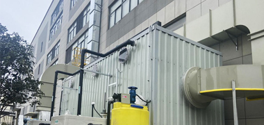 安徽安博官网平台承接的环保工程顺利投入运行